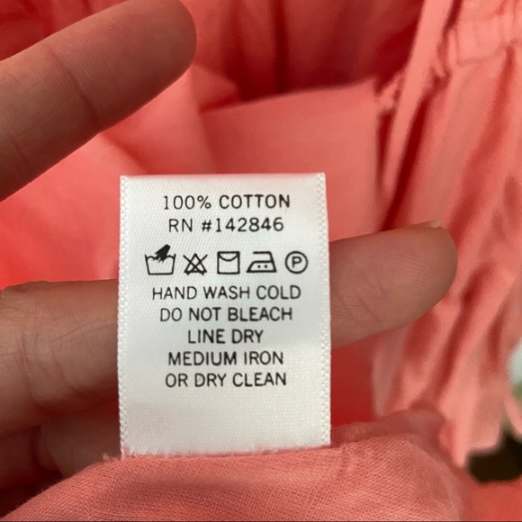 Rhode Molly Peach Dress NWT Size L - Picture 9 of 9